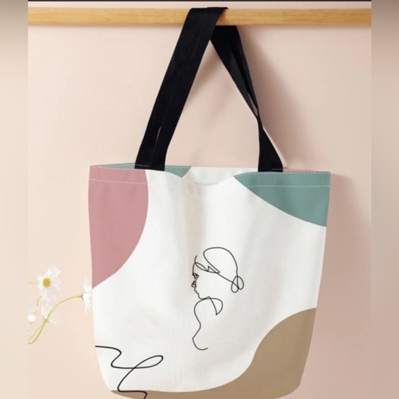 ✨NEW✨ Abstract Design Tote Bag - Multicolor - Picture 2 of 4